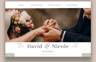 Invitation website